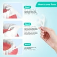 thumbnail image 3 of 50 Count Individually Wrapped Dental Floss Picks-Oral Care Flossers for Adults- Singles Bag- Travel Hotel Restaurant Office Car, 3 of 4