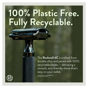 Rockwell Razors 6C Safety Razor with 6 Adjustable Settings and 5 Razor Blades, Gunmetal Chrome