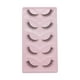 thumbnail image 1 of Unique Bargains 5 pares de pestañas postizas suaves 5D para Halloween en negro, 1 of 1