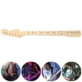 thumbnail image 3 of Electric Guitar Parts, Wood Color Practical Unique Exquisite Workmanship Guitar Neck, Playing For Electric Guitar, 3 of 8