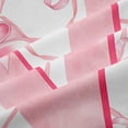 thumbnail image 5 of Manfei Initial Letter V Curtains for Living Room,Cute Bowtie Blackout Curtains Set of 2 (42x63),Pink White Curtains and Drapes (42x63) For Girls,Breathable Bedroom Decoration, 5 of 7