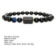 thumbnail image 7 of Unisex Constellation Bracelet Natural Agate Beads Elastic Strap Zodiac Star Sign Distance Friendship Prayer Blessing Bracelet Good Luck Wrist Jewelery Holiday Gift -19cm,Aquarius, 7 of 7