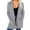 Gray-19, variant on Perfectbot Womens Cardigans Ribbed Knit Tunic Open Front Sweaters with Pocket Fall Casual Winter Clothes