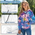 thumbnail image 6 of chaqlin Cute Axolotl Hoodies for Teen Girls Trendy Y2K Full-Zip Hoodie Winter Long Sleeve Zipper Sweatshirts Kids School Jacket with Pockets, 6 of 7