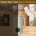 thumbnail image 4 of HDQ Nut Milk Maker Machine, 32oz Multi-Function Nut Milk Machine, Full-touch-panel Automatic Plant-Based Beverage Machine for Soy, Almond, Oat & Coco, 4 of 7