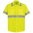 thumbnail image 2 of Red Kap Men's Hi-Visibility Short Sleeve Work Shirt - Type R, Class 2, 2 of 4