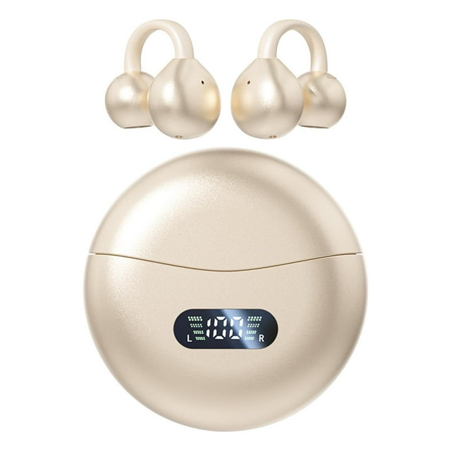 Conduction Bluetooth Earphones With Sports Noise Reduction Ear Clip Style True Wireless And Long Battery