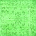thumbnail image 1 of Ahgly Company Indoor Square Abstract Green Contemporary Area Rugs, 3' Square, 1 of 1