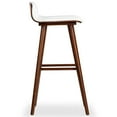 thumbnail image 4 of Safavieh Tazmyn  Wood  Counterstool in White / Walnut, 4 of 14