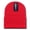 Red, variant on Decky Beanies  Acrylic Long Beanies Valpak - Black