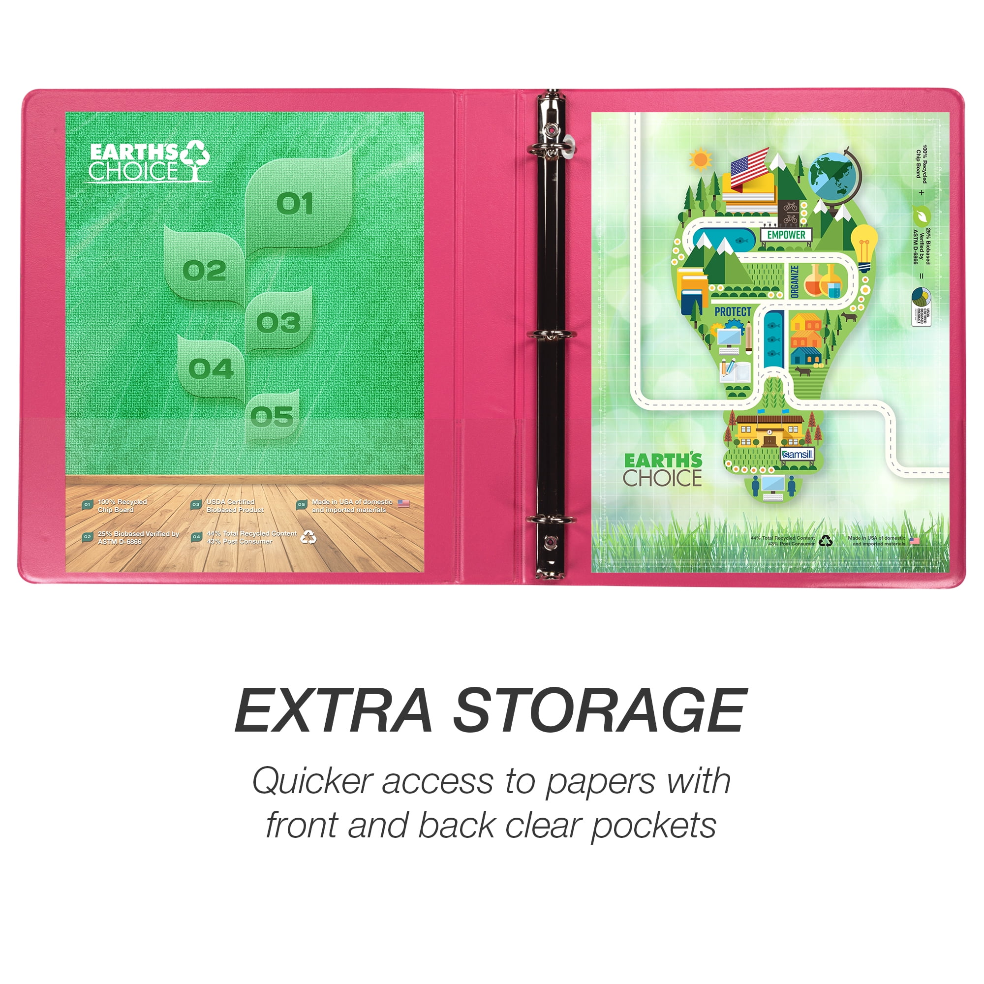 Samsill Earth's Choice Ring Binder U86376
