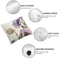 thumbnail image 4 of SHANXI Throw Pillow Covers Flower Decorative Throw Pillow Case Cushion Cover 18x18in, 4 of 5