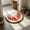 B, variant on SHJHENG Semicircle Shaped Absorbent Bath Mat Mixed Fiber Non Bathroom Rug