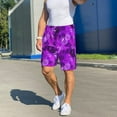 thumbnail image 6 of Naloa Berry Raspberry Men's Short Pajama Pants, Pj Shorts, Lounge Comfort Shorts-3X-Large, 6 of 6