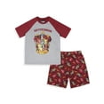 thumbnail image 7 of Harry Potter Boys' Hogwarts Houses 2 Piece Pajama Set Raglan Shirt Shorts - Gryffindor Slytherin Hufflepuff Ravenclaw, 7 of 7