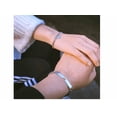 thumbnail image 2 of Pulsera Pareja Corazón Puzzle Acero Inoxidable Mujer Xtellar Color plateado, 2 of 4
