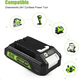 thumbnail image 3 of 2 Pzas 2000mAh 29842 29852 Reemplazo para Batería y Cargador Greenworks 24V para Herramientas Inalámbricas Green-works 24V, 3 of 9