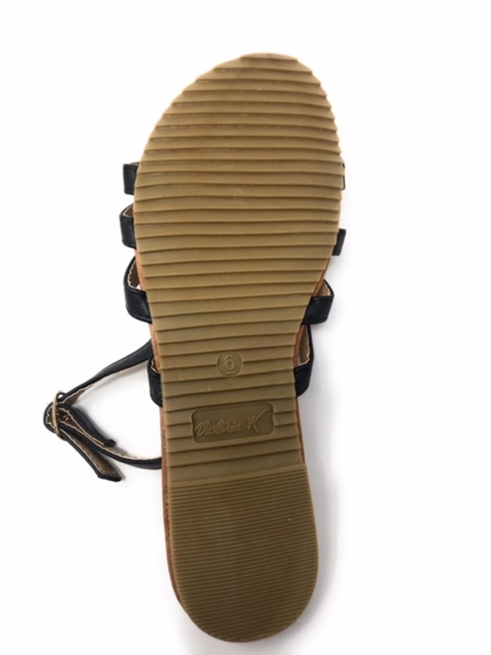 Victoria K Women's Front Strapped With Rhinestone Sandals