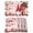 Red, variant on Placemats Set of 4, Valentine's Day Woven Placemat, Linen Place Mats for Kitchen/Dining Tables, Pink Gnomes Romantic Love Balloon Trees Washable Table Mats for Party