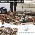 thumbnail image 5 of Country Patch Plaid Outdoor Rug for Patio/Deck/Porch, Non-Slip Large Area Rug 6 x 9 Ft, Brown Farmhouse Retro Bear Deer Cabin Indoor Outdoor Rugs Washable Area Rugs, Camping Rug Carpet Runner, 5 of 8