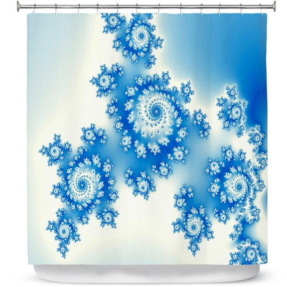 Shower Curtains 70" x 84" from DiaNoche Designs by Christy Leigh - Eternal Blue