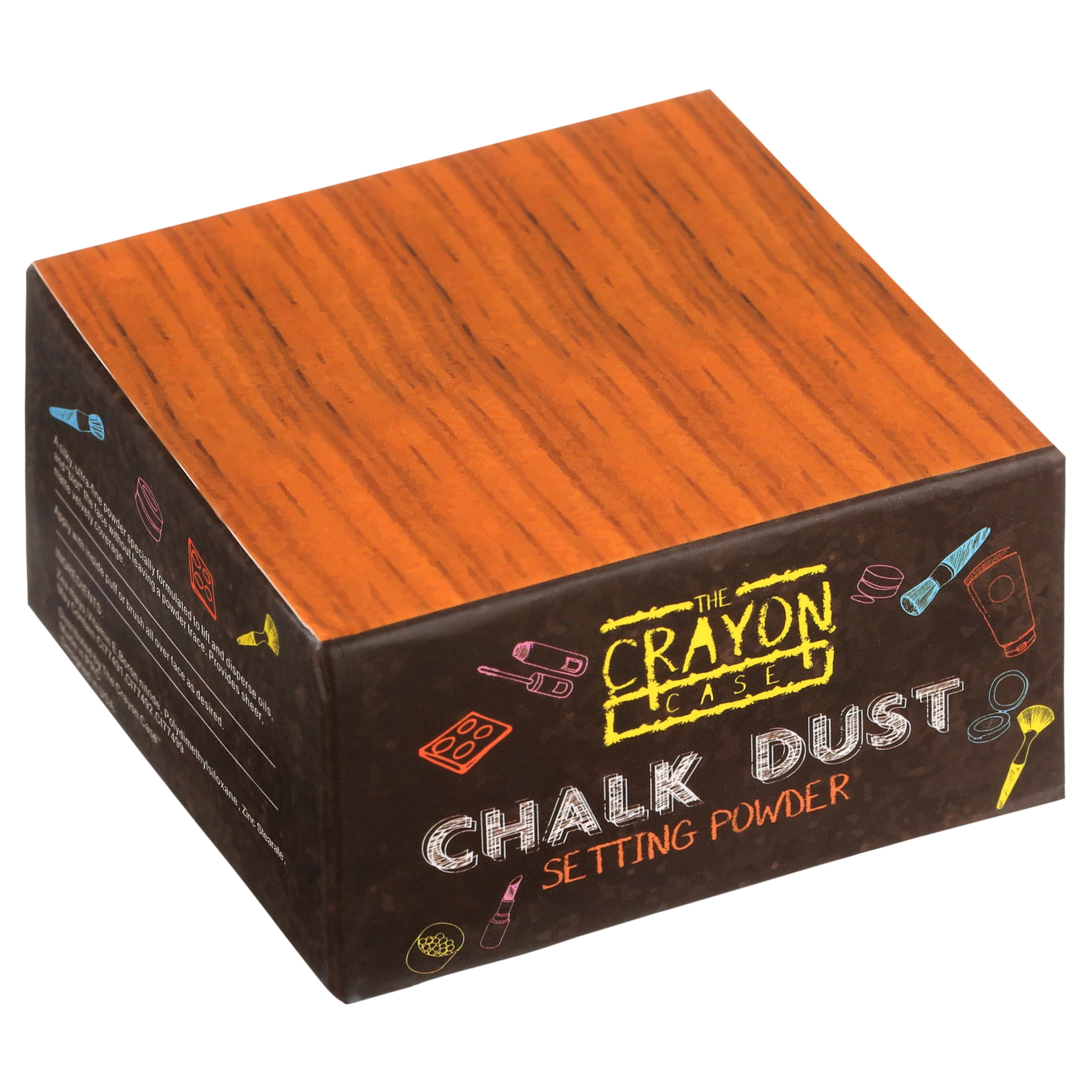 The Crayon Case Chalk Dust Setting Powder Box Wear. # C NEW