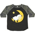 thumbnail image 3 of Inktastic Cute Sheep, Sleeping Sheep, Moon, Stars, Sleepy Boys or Girls Toddler T-Shirt, 3 of 5