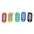thumbnail image 3 of 120 Pcs Split Ring Colorful Plastic ID Tags Name Card Label Key Holder, 3 of 6