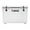 White and Gray, variant on Made in USA Frosted  Hyper-Light 54 Quart Hard Cooler Insulated Portable Ice Chest Box for Beach, Beverages, Camping, Fishing, Boat, Barbecue, 30% Lighter Than Rotomolded Coolers
