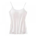 thumbnail image 2 of Women's Stretch Cotton Cami with Built-in Shelf Bra, 2 of 6