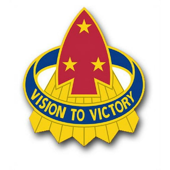 3.8 Inch U.S. Army Experimental Command Unit Crest Vinyl Transfer Decal