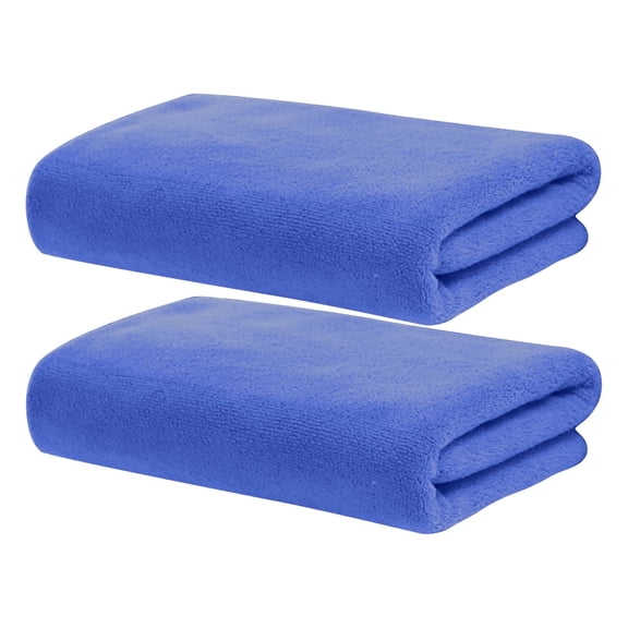 Super Absorbent Microfiber Bath Towels | Ultra Soft & Quick-Drying | 75x35cm (29.5x13.8in) | Lightweight for Travel, Yoga & Swimming | Pack of 2
