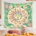 thumbnail image 4 of Yeacher 1PCS Home Bohemian Milled Tapestry 73cm * 95cm Sun And Moon Pattern Room Background, 4 of 8