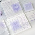thumbnail image 4 of Gradient Color Note Paper for Journaling Note Taking Translucent Sticky Note Reminder on Book Notebook Calender Fridges, 4 of 8