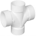 thumbnail image 2 of Charlotte Pipe & Foundry PVC004281000HA PVC Double Sanitary Tee, 3 x 3 x 3 x 3 in., 2 of 2