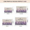 thumbnail image 5 of Purple Lavender Door Mat Indoor Outdoor, Purple Spring Floral Wildflower Plant Non Slip Welcome Mat with Rubber Backing, Absorbent Fabric Front Door Mats Entryway Rug for Home Patio Entrance 18"x30", 5 of 9