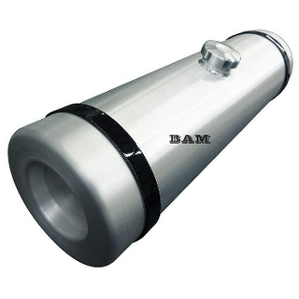 12x40 Center Fill Round Spun Aluminum Gas Tank 20 Gallon 3/8 NPT