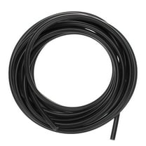 Uxcell Silicone Tubing, 3/32inch(2mm) ID x 5/32inch(4mm) OD Silicone Rubber Vacuum Tube, 11ft(3.5 M) High Temp Water Air Hose Pipe [Black]