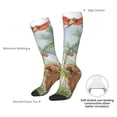 thumbnail image 6 of Fotbe Watercolor African Animals Wildlife print Women's Men's Novelty Crew Socks Cotton Socks Knee High Socks for Walking,Running,Nurses,Pregnancy, 6 of 8