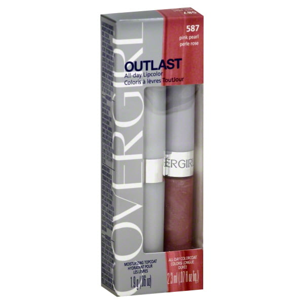 CoverGirl Outlast All-Day Lipcolor, Pink Pearl 587 - 0.13 oz total ...