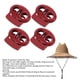 thumbnail image 4 of 30 Tapones De Resorte De Extremo De Cerraduras De Cable, aleación De Zinc, Duraderos, Multiusos, Topes De Cable, Palancas De Cierre Para Reemplazo De Bolsas Con Cordones, 4 of 8