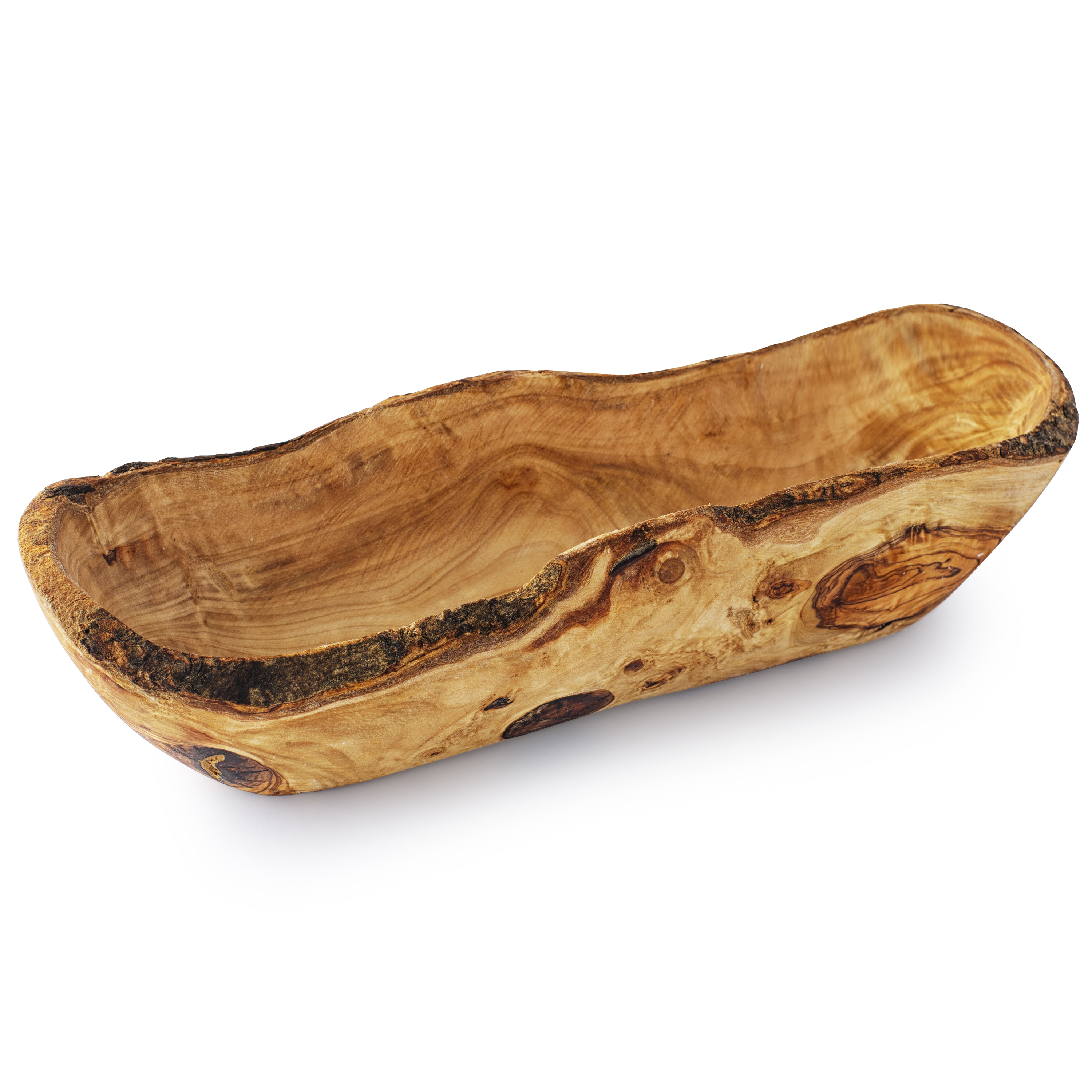 Decorative Wood Bread Bowl, Wooden Decor, Natural Home Decorations for