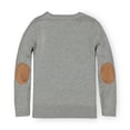 thumbnail image 2 of Hope & Henry Girls' Long Sleeve Intarsia Horse Sweater with Elbow Patches, 2 of 4