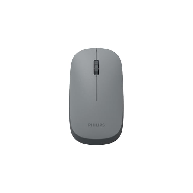 Philips Mouse Inalámbrico, USB Mouse Inalámbrico con Reducción de Ruido, 2.4G Ergonómico, Compatible con Tabletas, Portátiles y Ordenadores, Ligero y Fácil de Transportar