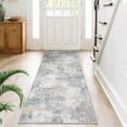 thumbnail image 2 of BERTHMEER 2'x6'Runner Rug Abstract Hallway Entryway Kitchen Living Room Bedroom Runner Rugs,Non-Slip Machine Washable Indoor Rug,Blue Multi, 2 of 6