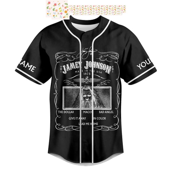 Jamey Johnson Take My Hand Lord Lead Me Home Personalized Baseball Jersey
