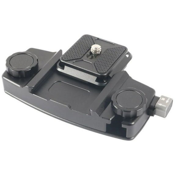 Heavy Duty Aluminum Backpack Camera Clip Mount Strap Clamp Quick Release Plate 1/4 Thread Mount for Camera