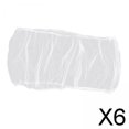 thumbnail image 1 of Runquan 5-6pack Universal Bird Cage Mesh Cover Parrot Cage Skirt for Parakeet 6 Pcs, 1 of 8