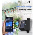 thumbnail image 2 of Regadera Solar WIFI, Temporizador Inteligente para Jardín, Aspersor, Controlador de Riego Automático, Herramienta de Riego para Jardín Al Aire Libre, 2 of 5