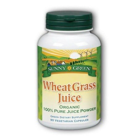 sunny green wheat grass juice, 90 count